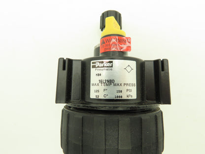 Parker 16L2NBD Pneumatic Air Line Lubricator 3/8" NPT 150PSI Max Pressure