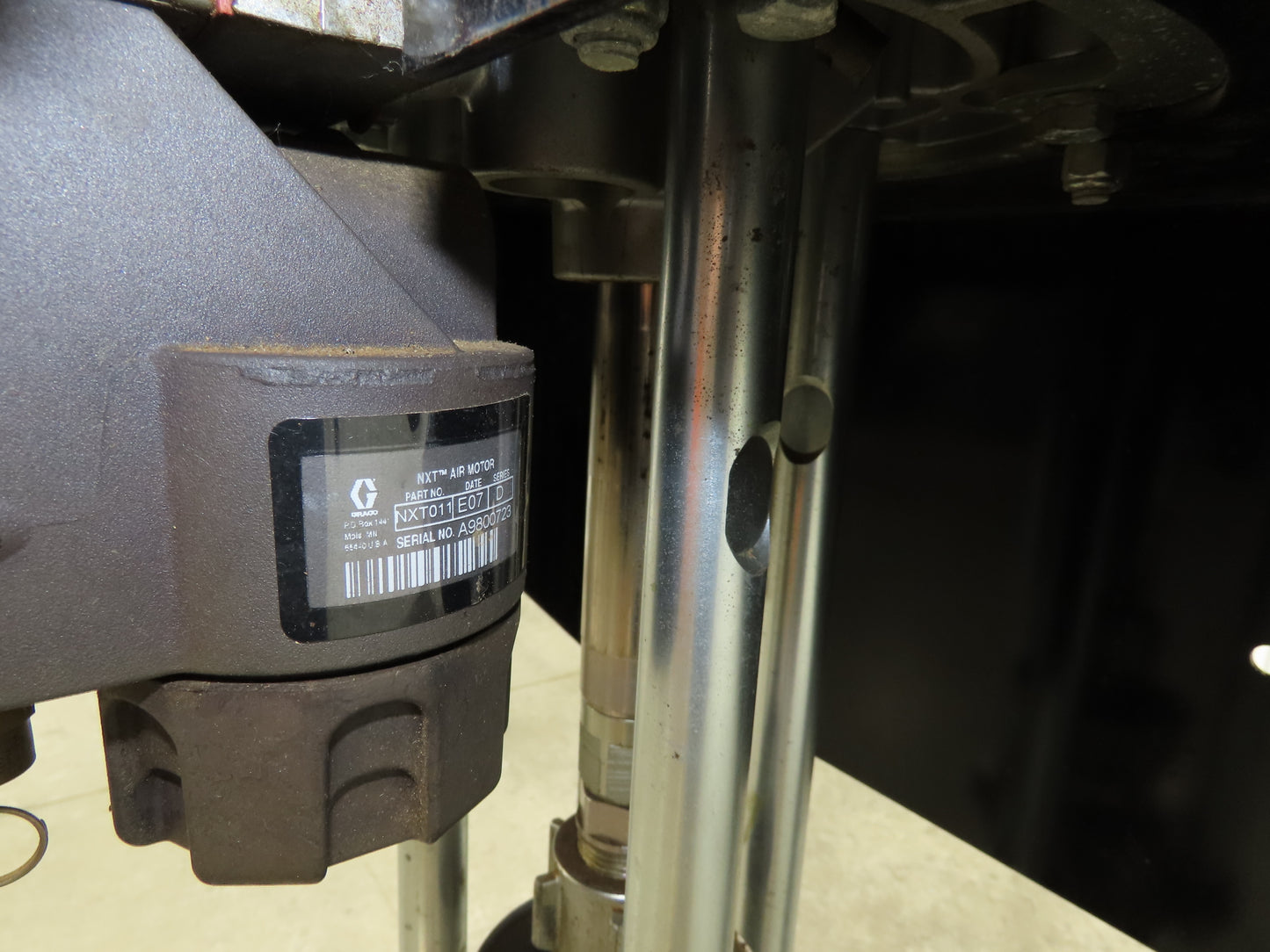 Graco P16MSE Dura-Flo NXT 16S 2-Ball 16:1 Piston Pump N22LT0 Air Motor DataTrak