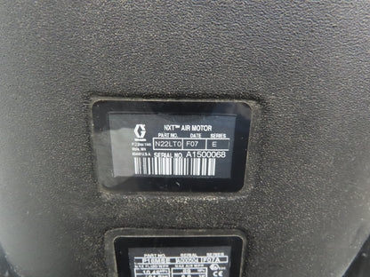 Graco P16MSE Dura-Flo NXT 16S 2-Ball 16:1 Piston Pump N22LT0 Air Motor DataTrak