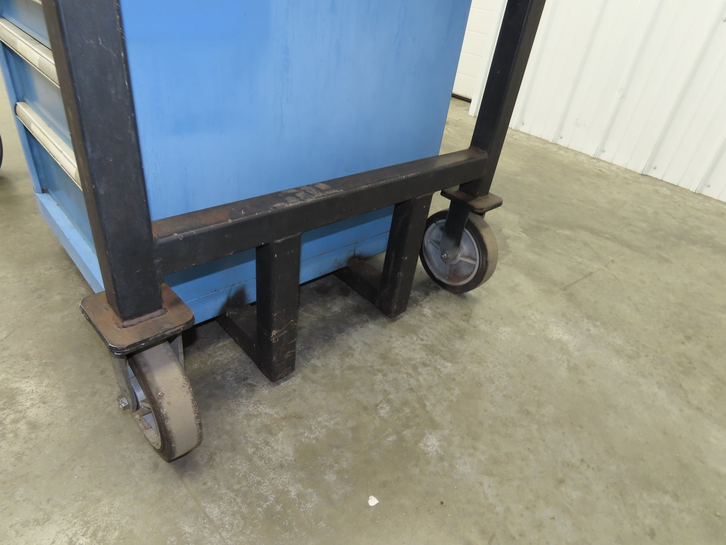 Lista Workbench Wood Top 48x30" 6 Drawer Tool Storage Cabinet Mesh Back Rack