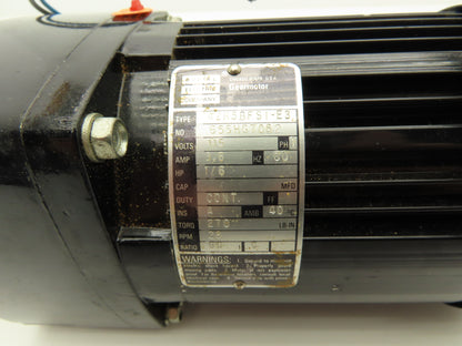 Bodine 42R5BFS1-E3 Gearmotor 60:1 Ratio 1/6Hp 28 RPM 115V 60Hz Parallel Shaft