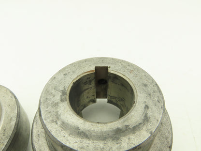 Magnaloy 400 Flex Coupling Hub Aluminum 1-5/8x1" Bore 	3/8x1/4" Keyways Set
