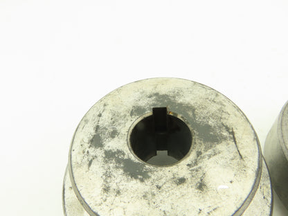 Magnaloy 400 Flex Coupling Hub Aluminum 1-5/8x1" Bore 	3/8x1/4" Keyways Set