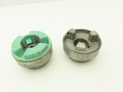 Magnaloy 400 Flex Coupling Hub Aluminum 1-5/8x1" Bore 	3/8x1/4" Keyways Set