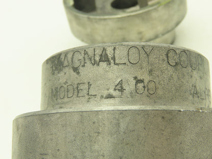 Magnaloy 400 Flex Coupling Hub Aluminum 1-5/8x1" Bore 	3/8x1/4" Keyways Set