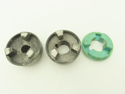 Magnaloy 400 Flex Coupling Hub Aluminum 1-5/8x1" Bore 	3/8x1/4" Keyways Set