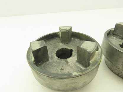 Magnaloy 400 Flex Coupling Hub Aluminum 1-5/8x1" Bore 	3/8x1/4" Keyways Set