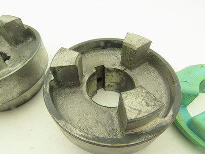 Magnaloy 400 Flex Coupling Hub Aluminum 1-5/8x1" Bore 	3/8x1/4" Keyways Set