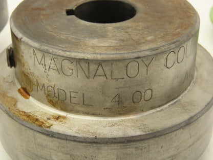 Magnaloy Model 400 Flex Coupling Hub Aluminum 1" Bore 	1/4" Keyway Set
