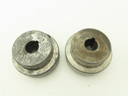 Magnaloy Model 400 Flex Coupling Hub Aluminum 1" Bore 	1/4" Keyway Set