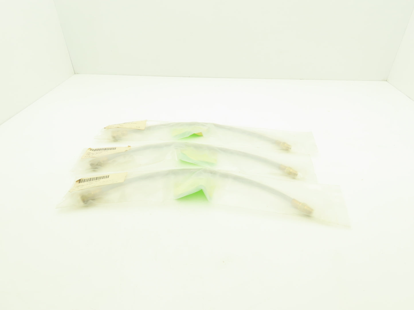 E-305MF 1/4"x 18" Stainless Steel Braided Flex Hose Male/Female NPT  Lot of 3