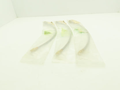 E-305MF 1/4"x 18" Stainless Steel Braided Flex Hose Male/Female NPT  Lot of 3