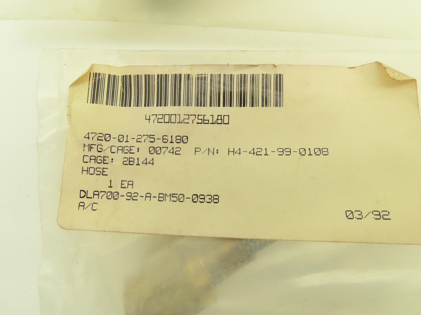 E-305MF 1/4"x 18" Stainless Steel Braided Flex Hose Male/Female NPT  Lot of 3