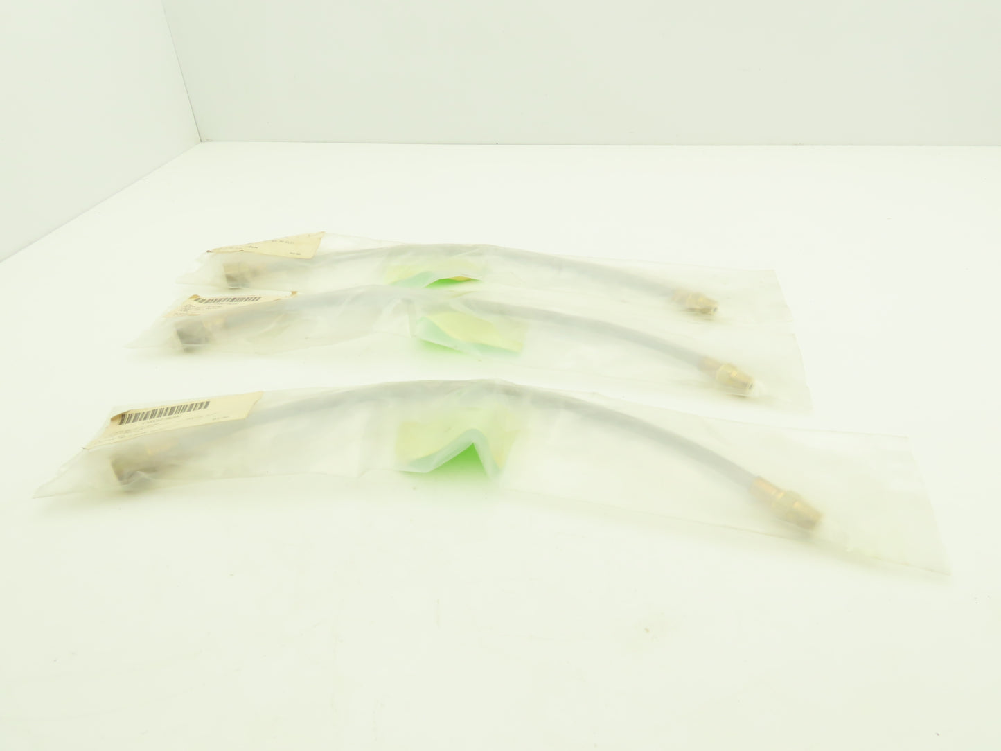 E-305MF 1/4"x 18" Stainless Steel Braided Flex Hose Male/Female NPT  Lot of 3