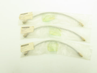 E-305MF 1/4"x 18" Stainless Steel Braided Flex Hose Male/Female NPT  Lot of 3