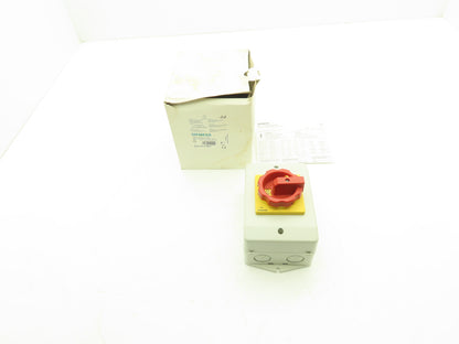 Siemens 3LD2164-OTB53 Disconnector Switch Main Emergency Stop 400VAC 25A 9.5kW