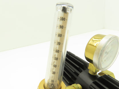 Harris 3-CD100F Calorific Compressed Gas Regulator w/1500PSI Gauge & Flowmeter