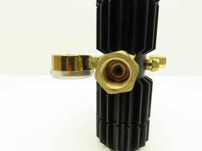 Harris 3-CD100F Calorific Compressed Gas Regulator w/1500PSI Gauge & Flowmeter