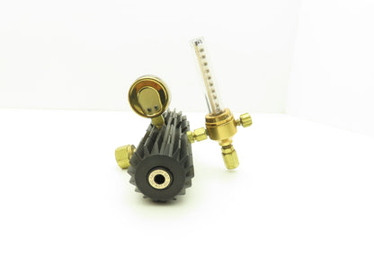 Harris 3-CD100F Calorific Compressed Gas Regulator w/1500PSI Gauge & Flowmeter