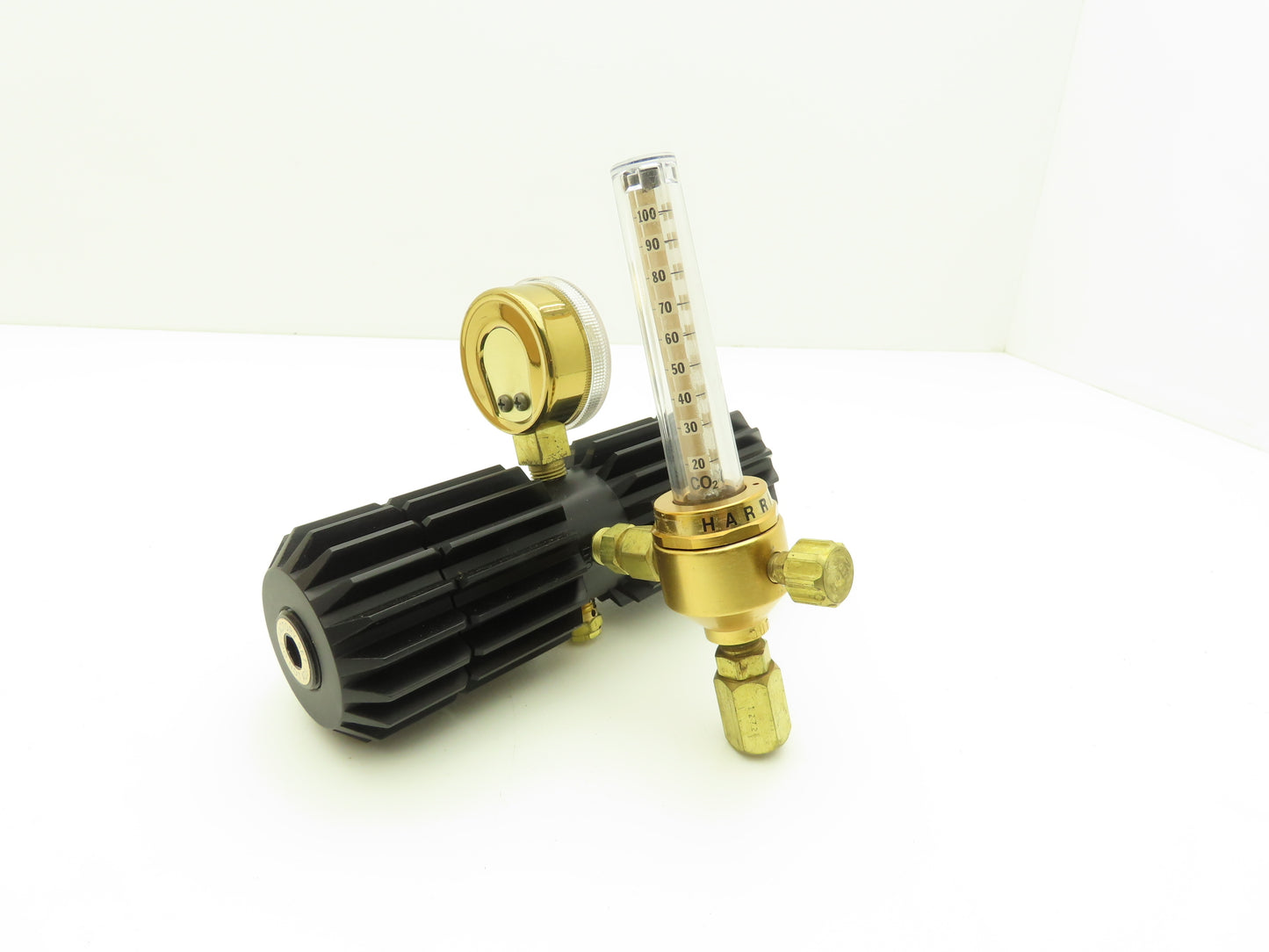 Harris 3-CD100F Calorific Compressed Gas Regulator w/1500PSI Gauge & Flowmeter