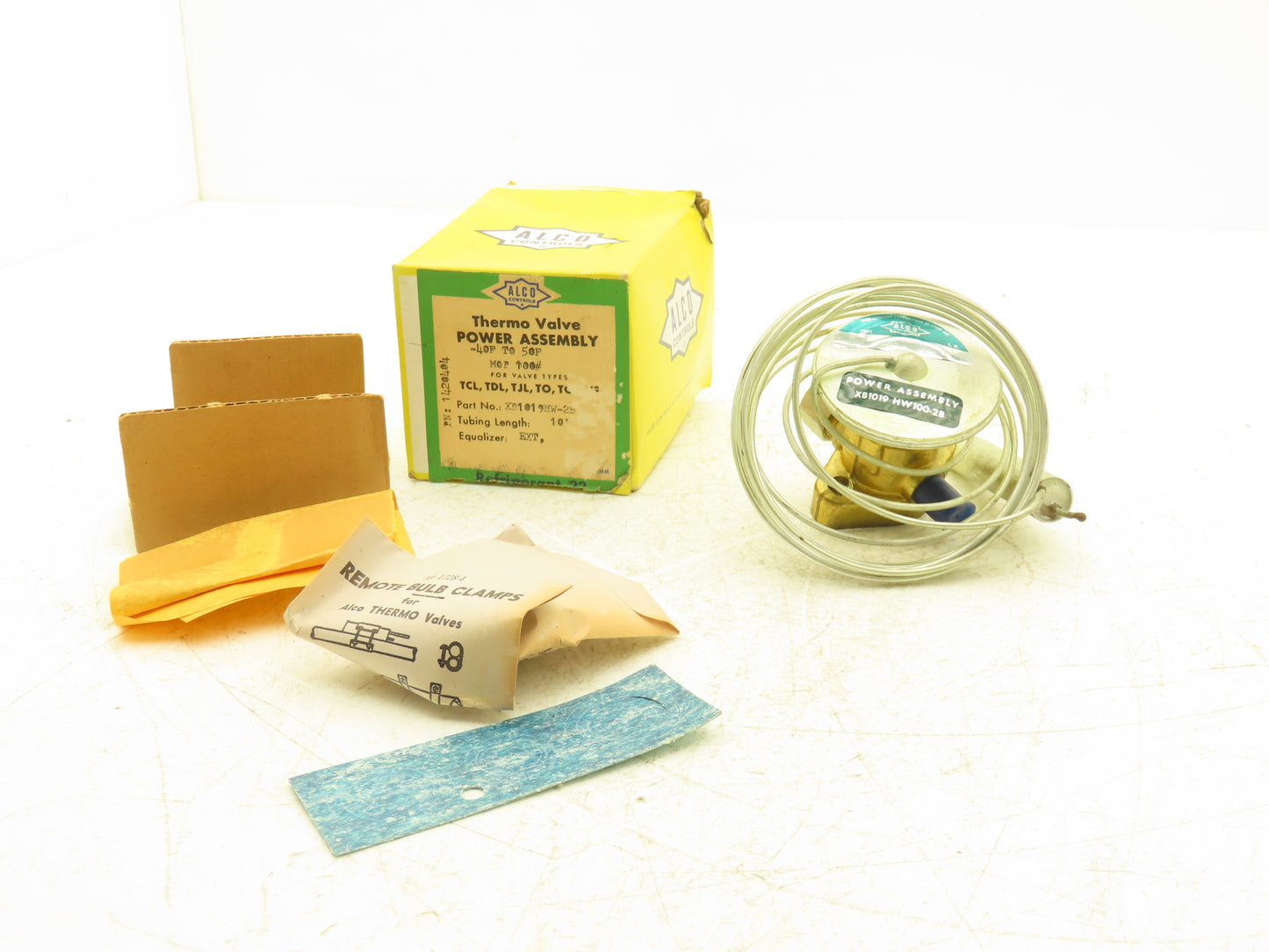 Alco XB 1019 HW100-2B Thermostatic Expansion Valve Power Assy -40 to 50°F