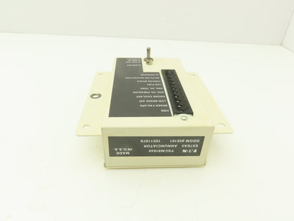 Eaton SX7EA5 Annunciator Lighted Indicator Panel W/Alarm On Off Test FSCM81640