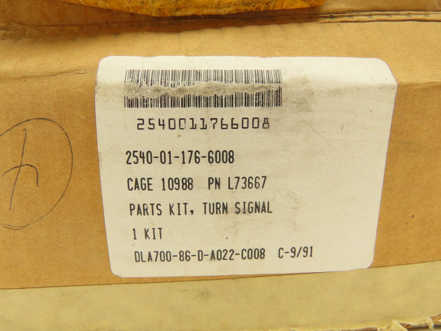 Signal-Stat L73667 Vintage Military Vehicle Turn Signal Parts Kit Chrome/Black