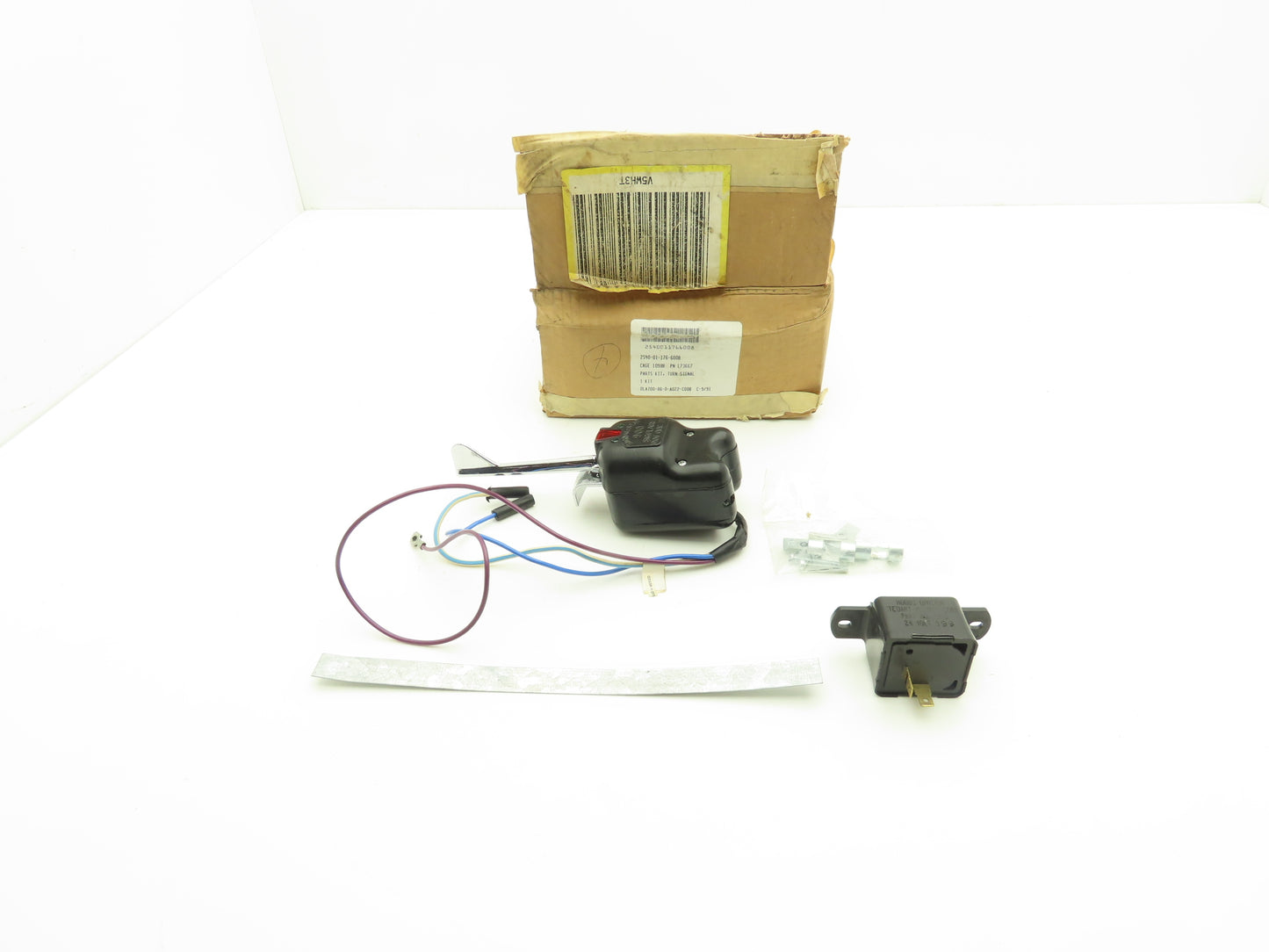 Signal-Stat L73667 Vintage Military Vehicle Turn Signal Parts Kit Chrome/Black