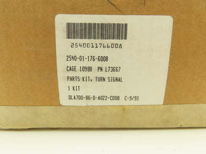 Signal-Stat L73667 Vintage Military Vehicle Turn Signal Parts Kit Chrome/Black