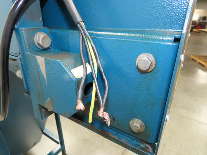 Fande 10'L Portable Chip Conveyor 9"W x 77" Infeed 44-48"H Discharge 230V 3PH