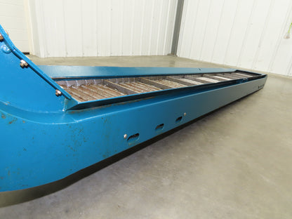 Fande 10'L Portable Chip Conveyor 9"W x 77" Infeed 44-48"H Discharge 230V 3PH