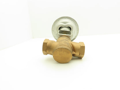 Johnson Controls V-5254-3 1-1/2" NPT Copper Globe Valve 9-13 PSIG Normally Open