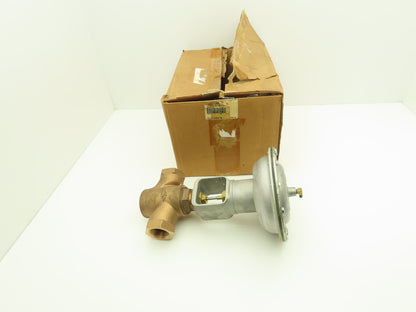 Johnson Controls V-5254-3 1-1/2" NPT Copper Globe Valve 9-13 PSIG Normally Open