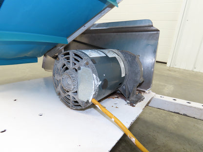 10"x 72" Portable Incline Conveyor Cleated Belt 115V 1PH Belt Drive 39FPM