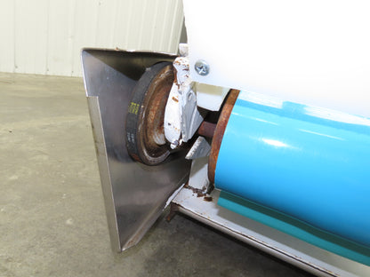 10"x 72" Portable Incline Conveyor Cleated Belt 115V 1PH Belt Drive 39FPM