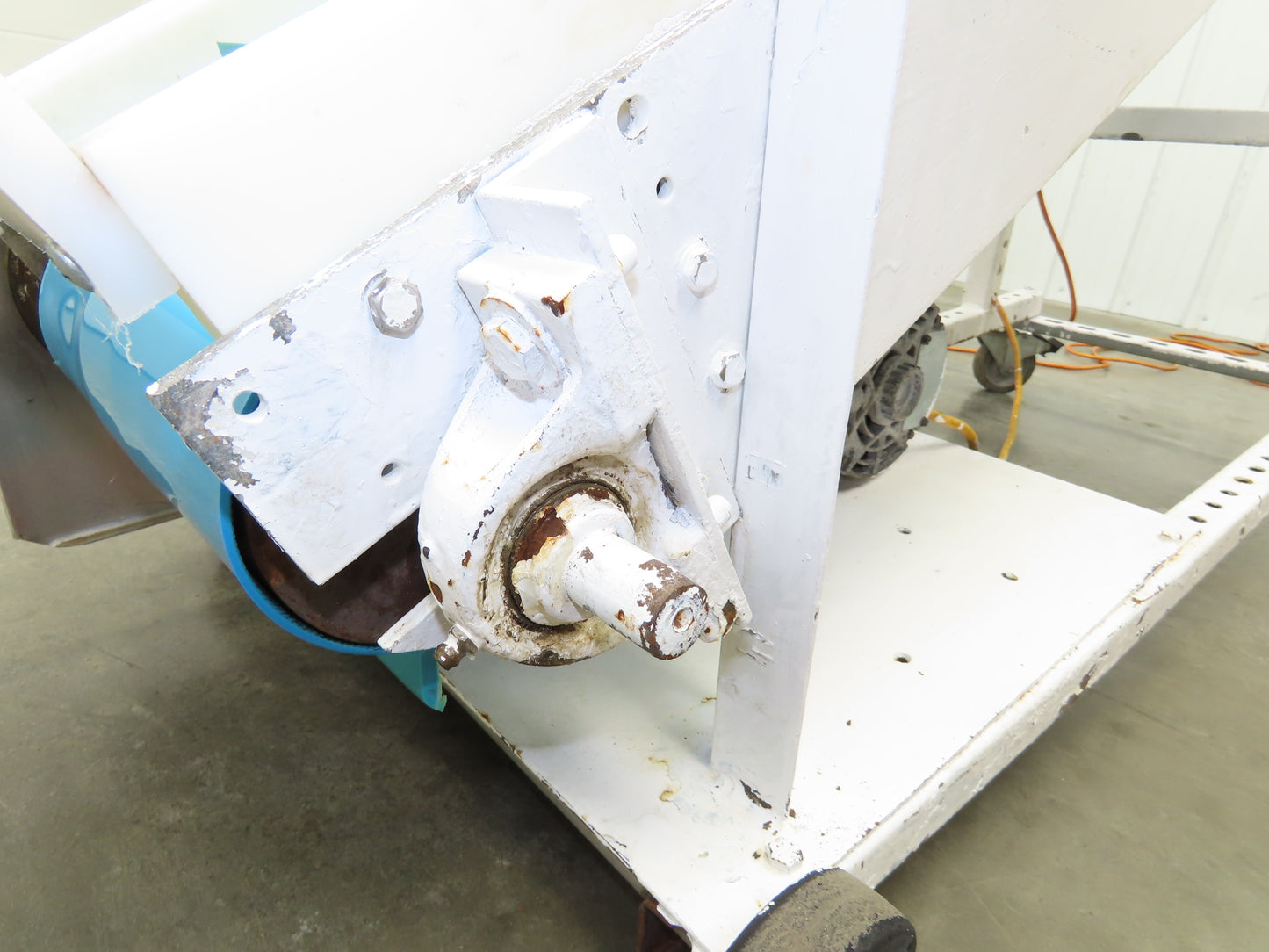 10"x 72" Portable Incline Conveyor Cleated Belt 115V 1PH Belt Drive 39FPM