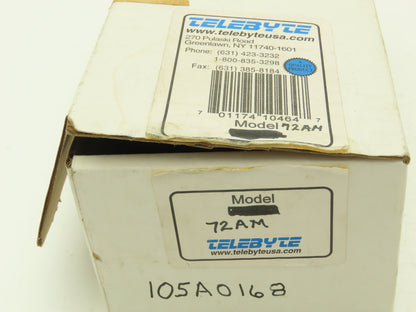 Telebyte Model 72AM Short Haul Modem With Power Supply 120VAC In 9VAC Out