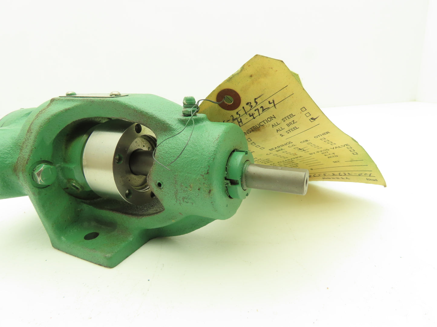 Viking Pump FH4724 Stainless Rotary Gear Pump 3gpm 200psi 1800rpm 3/4"npt