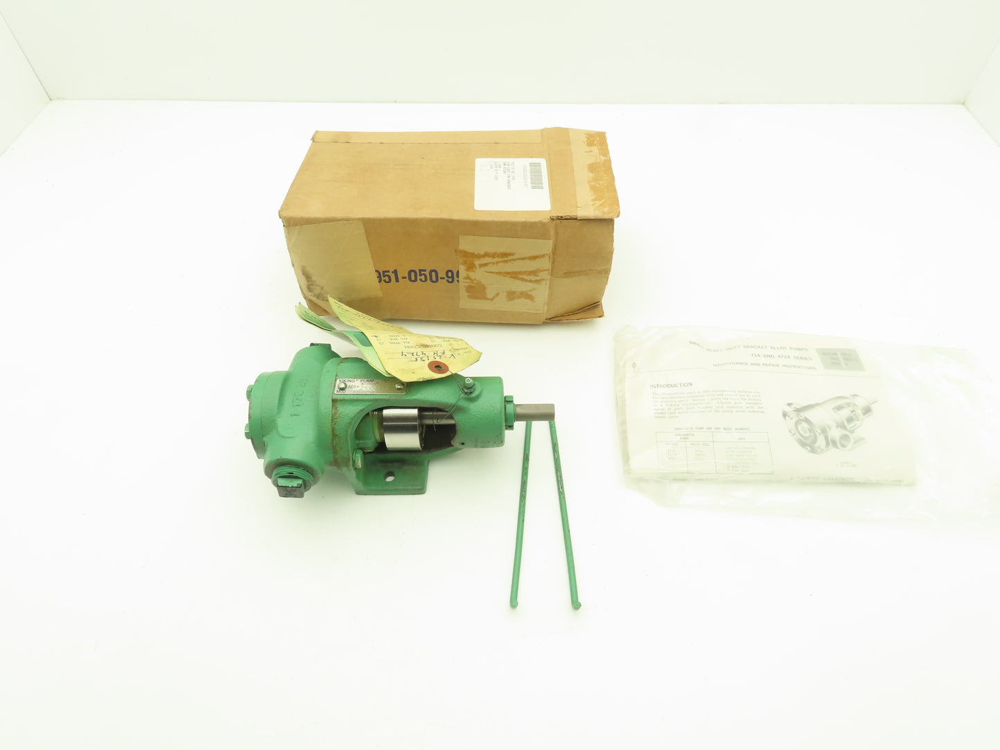 Viking Pump FH4724 Stainless Rotary Gear Pump 3gpm 200psi 1800rpm 3/4"npt