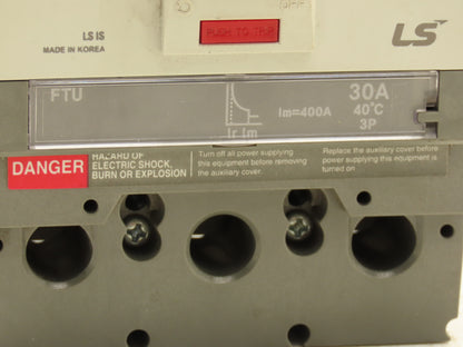 LS Susol TD 125HU-FTU 30A Circuit Breaker MCCB 3 Pole FTU 30A 600V