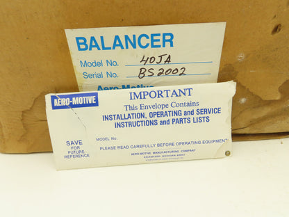 Aero-Motive 40J-A Tool Balancer 30 lb Capacity Spring Retracting