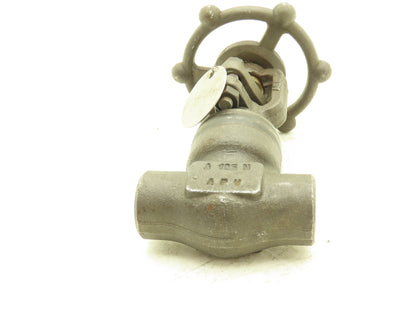 Bonney Forge WL-12-T Gate Valve 1/2"x1/2" Weld Socket-NPT Forged Steel