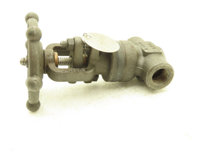 Bonney Forge WL-12-T Gate Valve 1/2"x1/2" Weld Socket-NPT Forged Steel