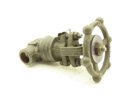 Bonney Forge WL-12-T Gate Valve 1/2"x1/2" Weld Socket-NPT Forged Steel