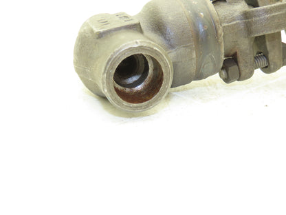 Bonney Forge WL-12-T Gate Valve 1/2"x1/2" Weld Socket-NPT Forged Steel