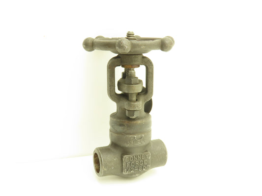 Bonney Forge WL-12-T Gate Valve 1/2"x1/2" Weld Socket-NPT Forged Steel