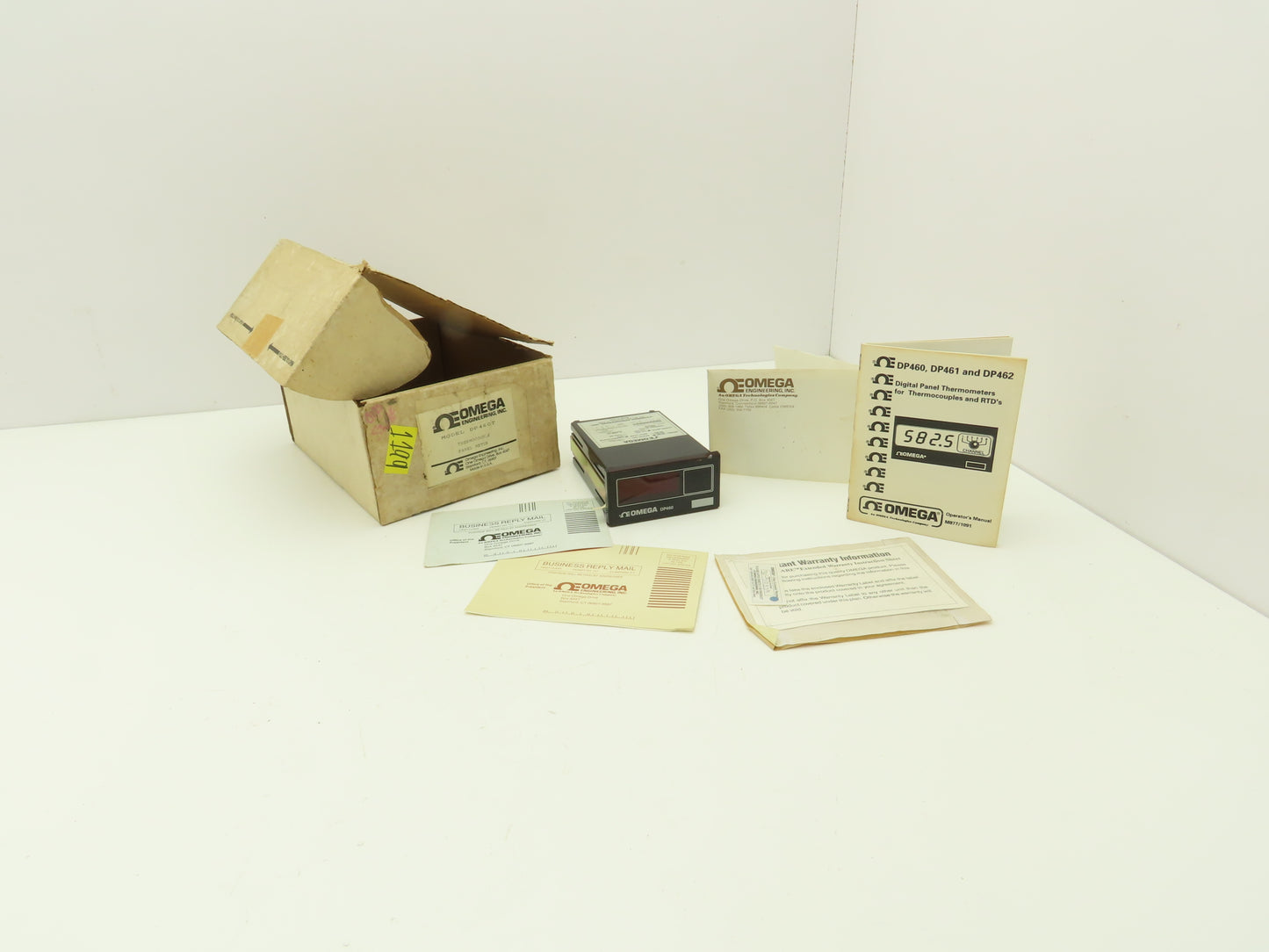 Omega DP460T Digital Panel Thermocouple Meter Display Unit 115VAC