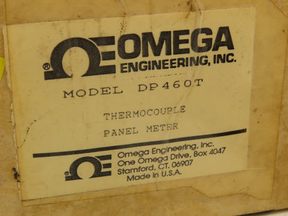 Omega DP460T Digital Panel Thermocouple Meter Display Unit 115VAC