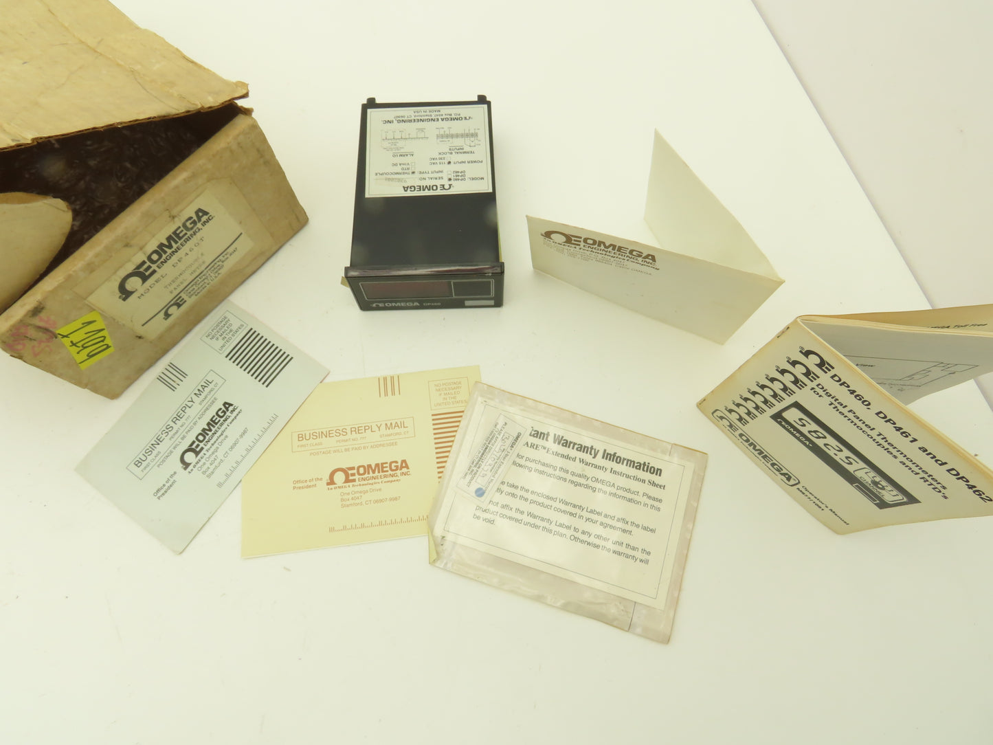 Omega DP460T Digital Panel Thermocouple Meter Display Unit 115VAC