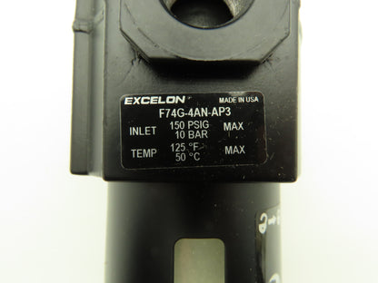 Norgren F74G-3AN-QP3 Pneumatic Air Filter 3/8" NPT 150PSI